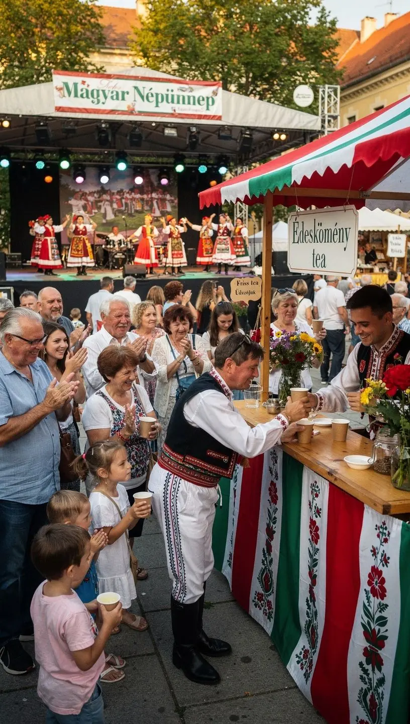 Fűszeres, édes ízvilágot sugalló ánizs tea, gőzölgő csészében.